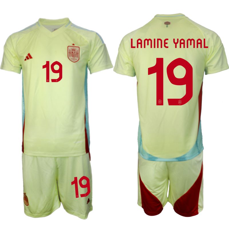 Men 2024-2025 Season Spain away green #19 Soccer Jersey